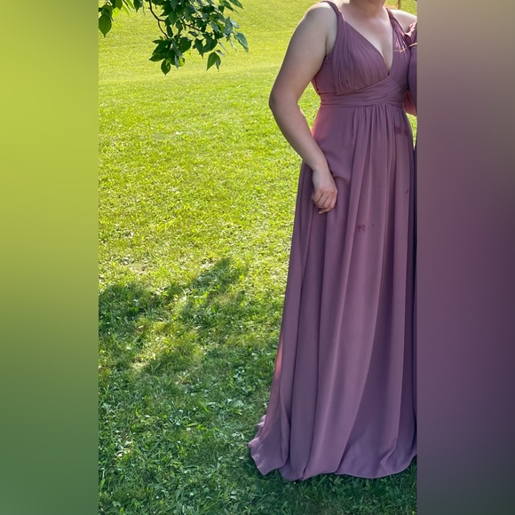 Azazie maren dress. Size 8. Unaltered - Picture 3 of 4